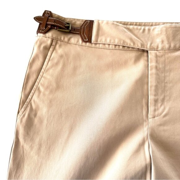 Ralph Lauren Chinos Classic Flat-Front Design, High-rise, Straight Leg, Cotton - Picture 6 of 14